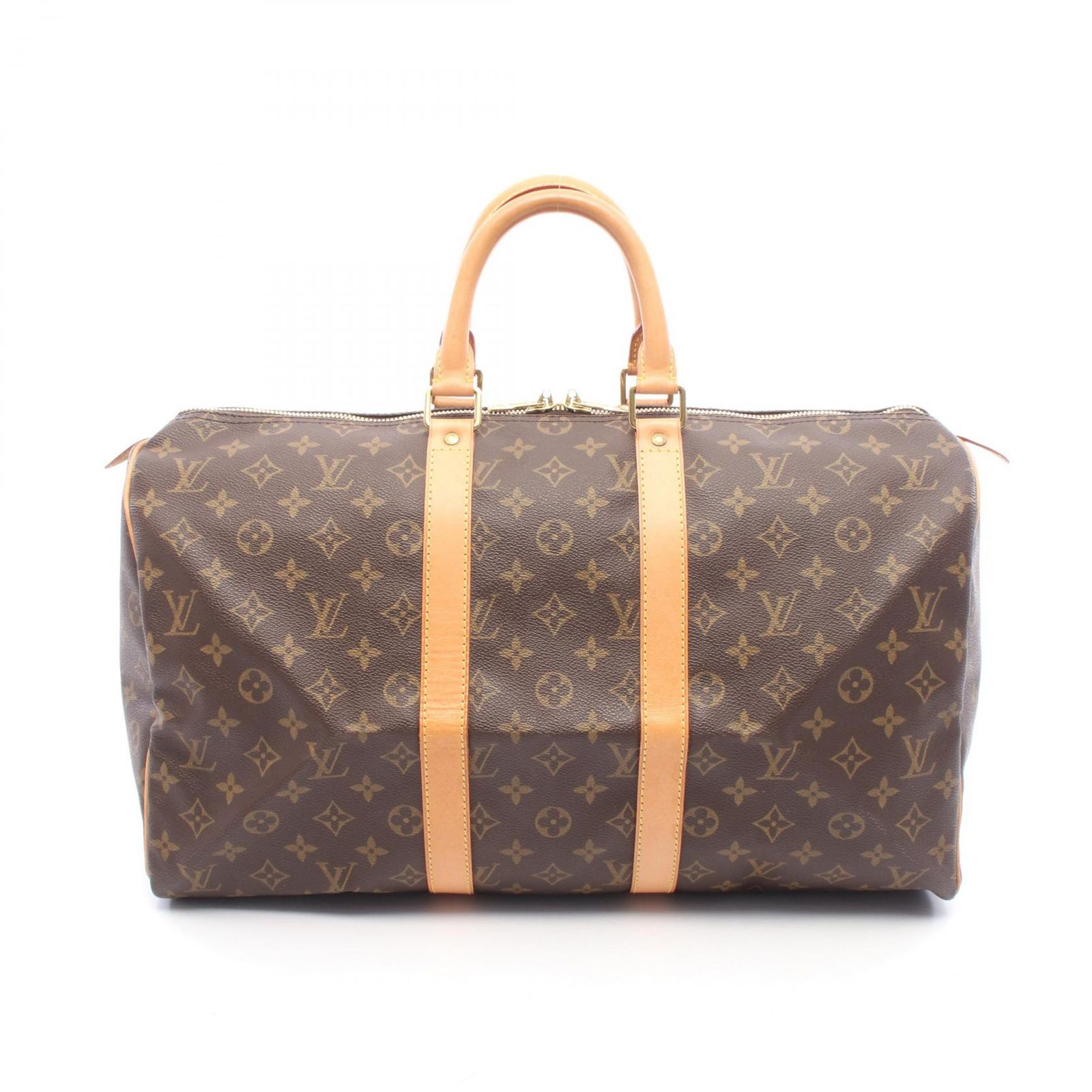 ルイ・ヴィトン LOUIS VUITTON ボストンバッグ キーポル45 モノグラム M41428 PVCコーティングキャンバス レザー キーポル45 ユニセックス Used B 92,840円