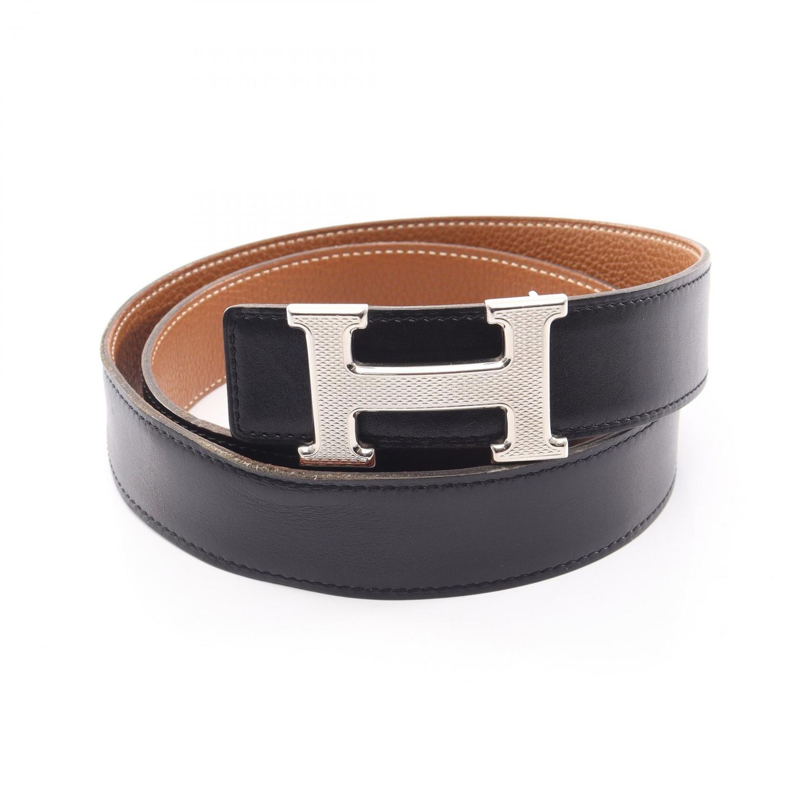 エルメス HERMES ベルト コンスタンス Hベルト リバーシブル カーフ（牛革） ベルト メンズ Used A 50,880円