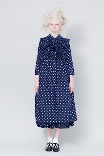 COMME des GARCONS GIRL 17aw フリルデザインドットワンピース 丸襟 コムデギャルソンガール 2017aw AD2017