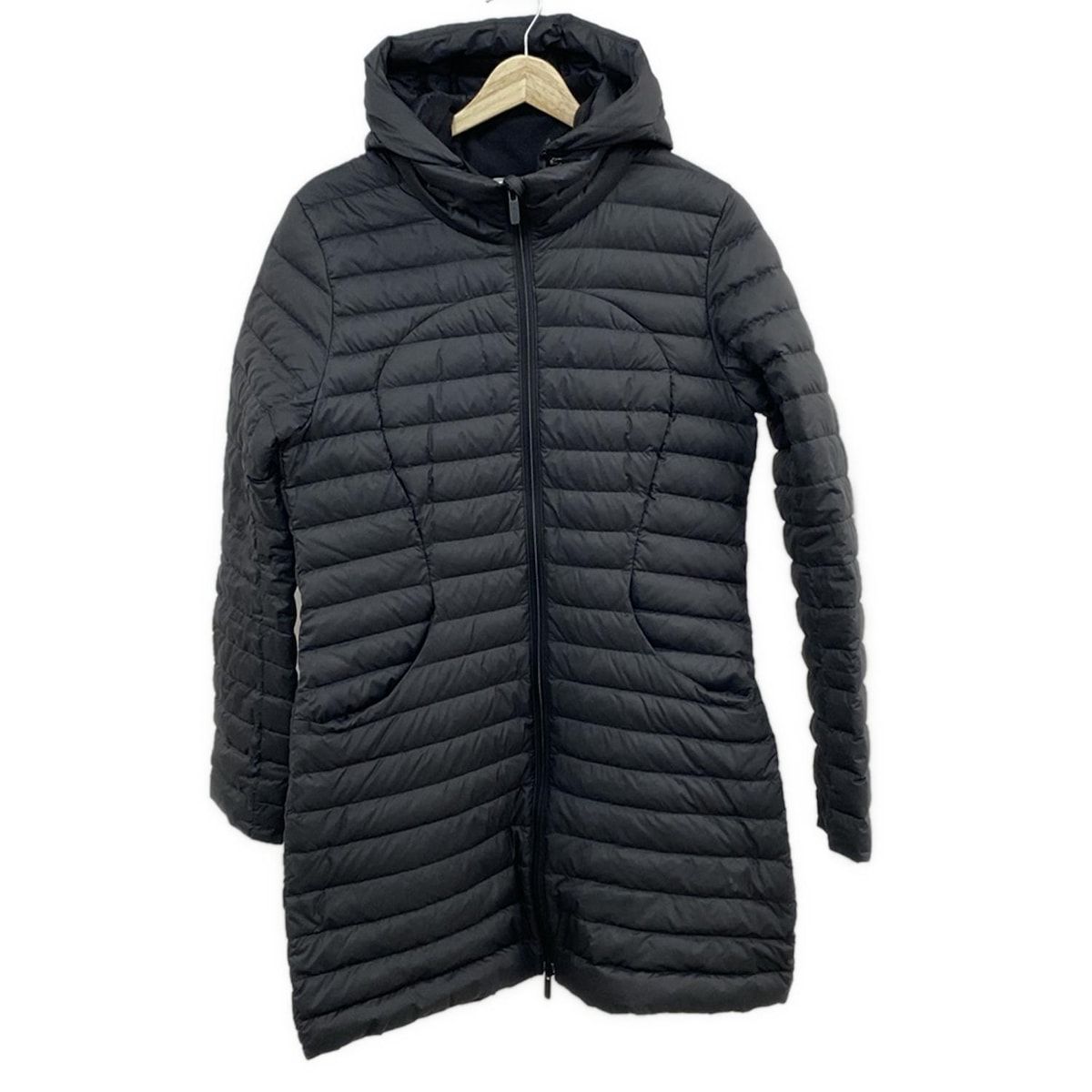 lululemon(ルルレモン) ダウンコート サイズ8 M レディース - 黒 長袖 