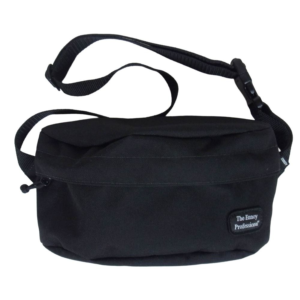 The Ennoy Professional ザ エンノイ プロフェッショナル Waist Bag Cordura Nylon USA製 コーデュラ ナイロン ウエスト ポーチ バッグ ブラック系【中古】