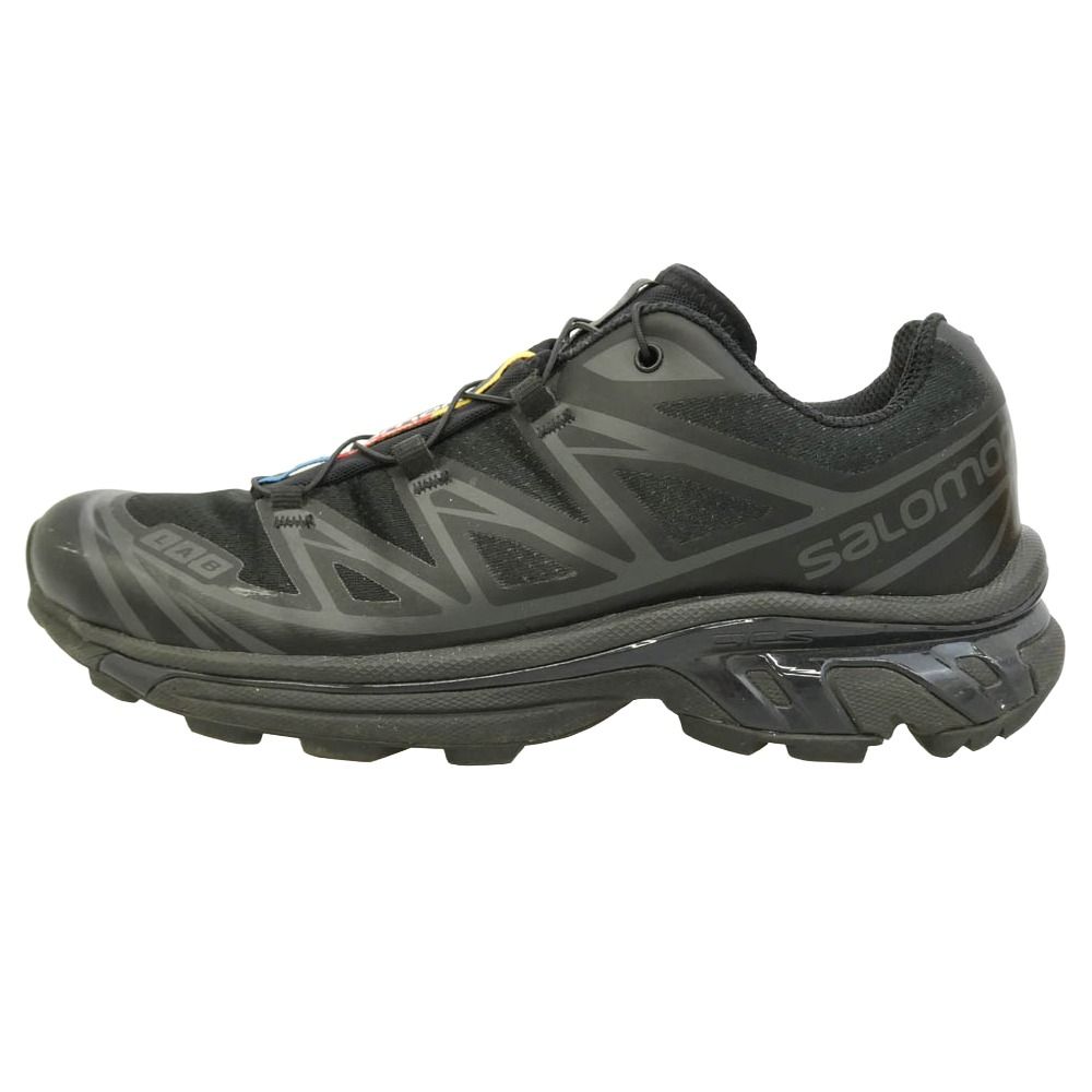salomon サロモン 410866 XT-6 エックスティー シックス ローカット スニーカー ブラック系 25.5cm【中古】