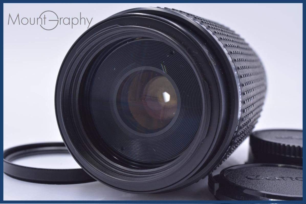 【動作保証】 キヤノン Canon NEW FD 75-200mm F4.5 前後キャップ&レンズフィルター付 同梱無料 #my684