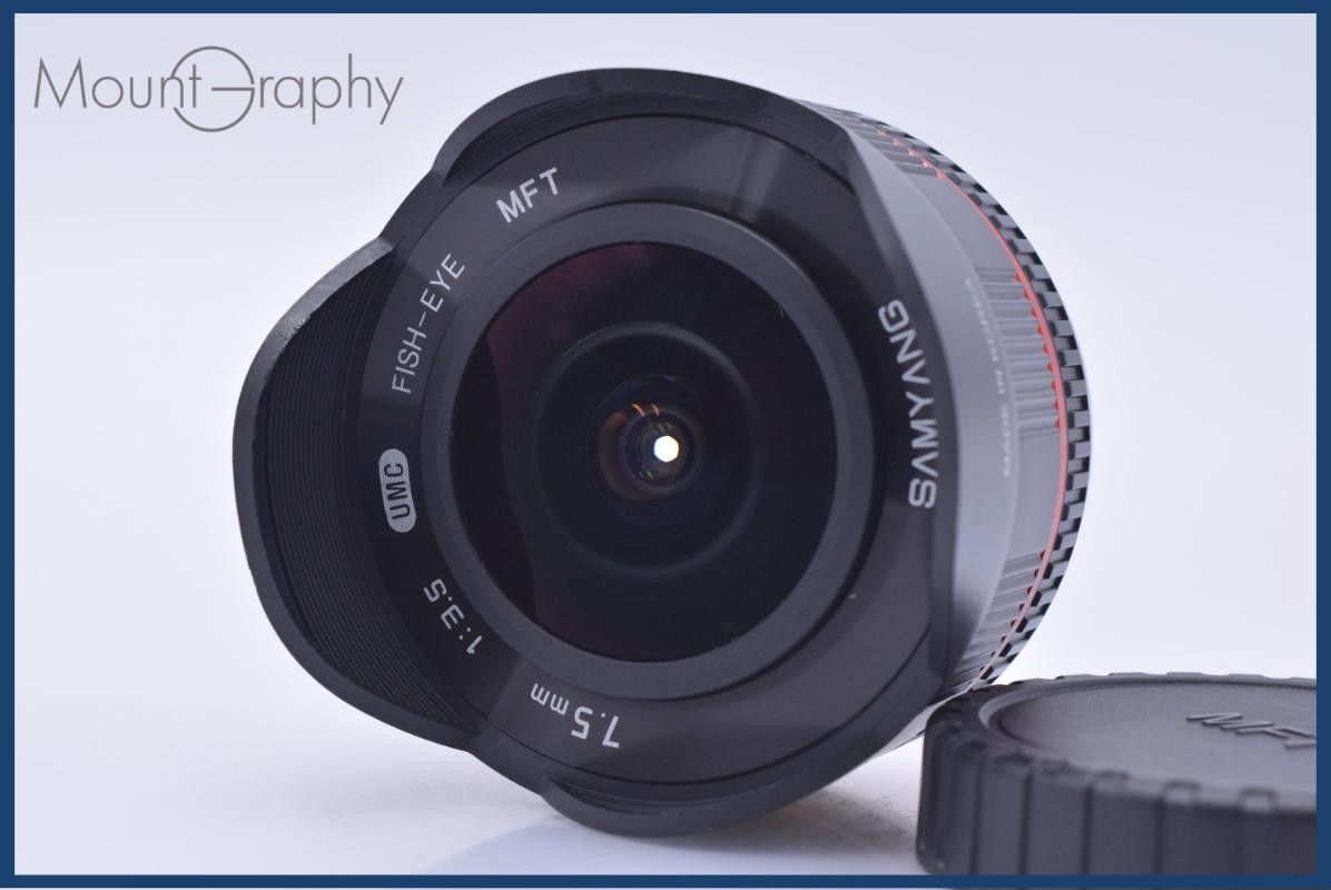 美品・動作保証】 サムヤン SAMYANG 7.5mm F3.5 FISH-EYE MFT 後