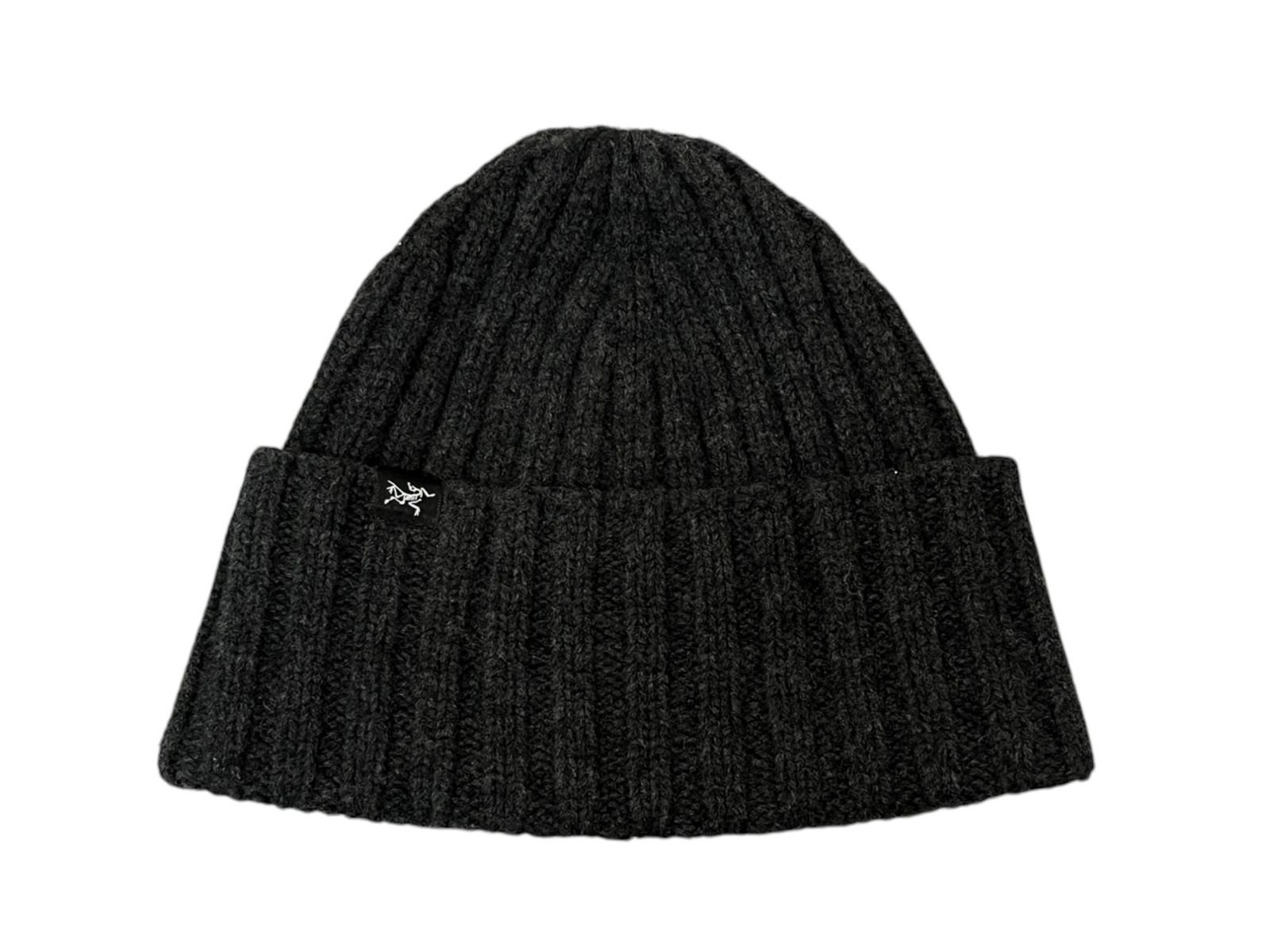 ARC’TERYX (アークテリクス) ニットキャップ ニット帽 Chunky Ribbed Toque Black Heather チャンキー リブ トーク ブラックヘザー X000010085 58CM ブラック メンズ/036