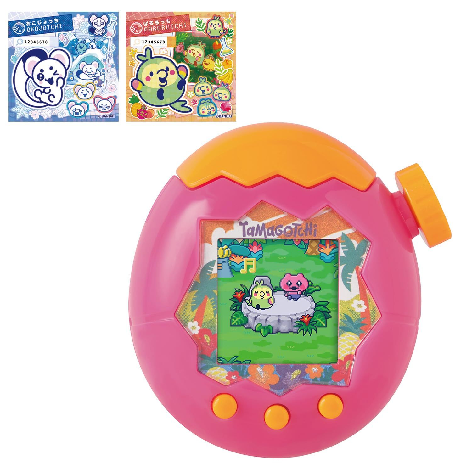 [バンダイ(BANDAI)] Tamagotchi Paradise - Orange Tropics（特典：『たまラボステッカー：おこじょっち』＆『たまラボステッカー：ぱろろっち』付き） 対象年齢 6 才以上 たまごっちパラダイス