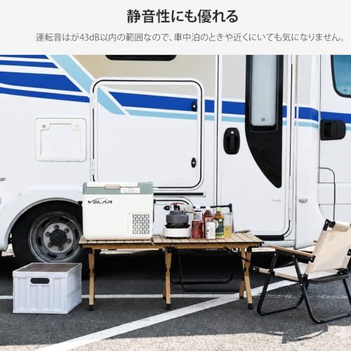 VELAR ポータブル冷蔵庫 18L 車載冷蔵庫 急速冷蔵冷凍 -20℃?20℃ 小型冷蔵庫 省スペース ハンドル付き バッテリー別売り 12V/24V車載用 アウトドア キャンプ 車中泊 (18L-バッテリー無し)i
