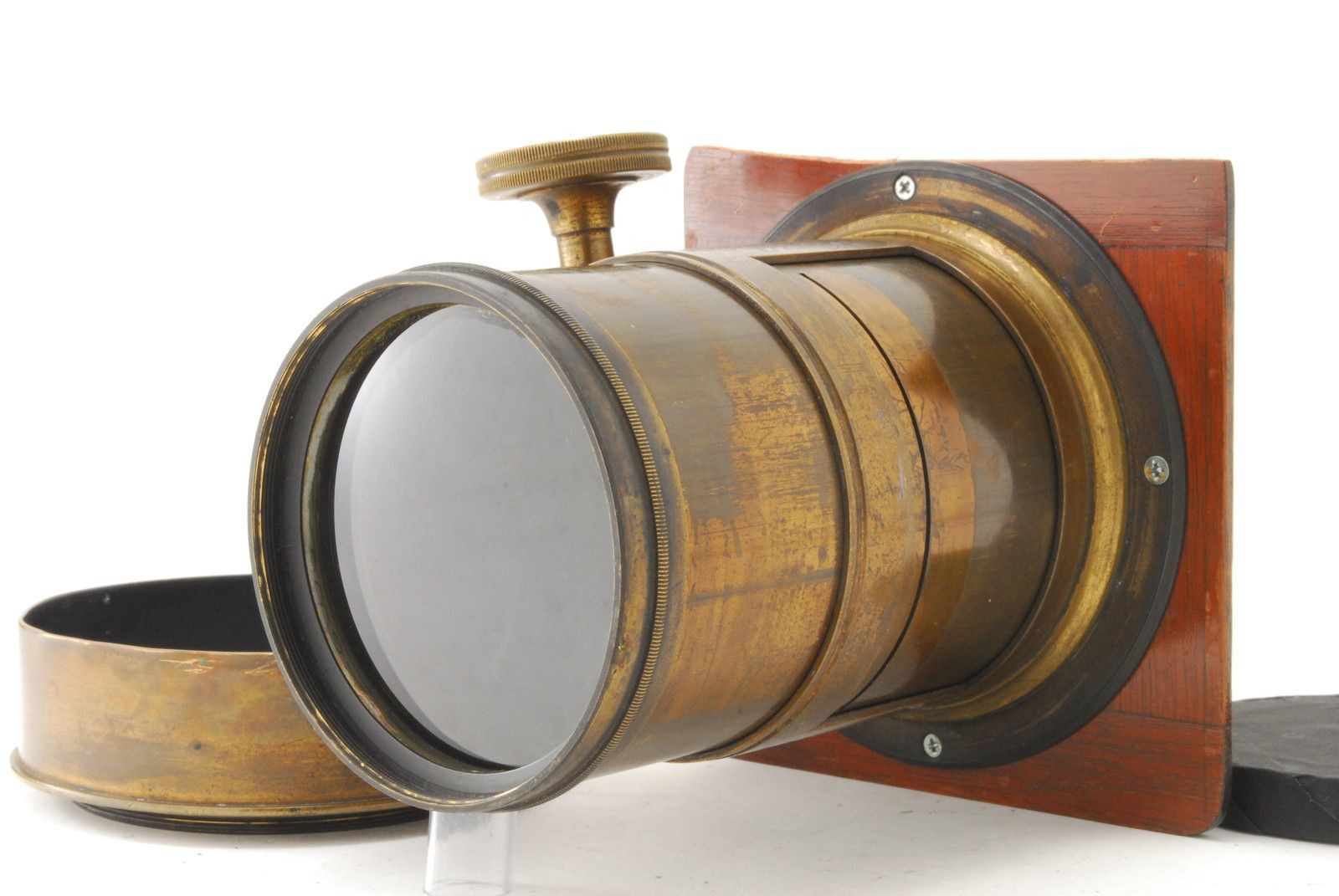 【良品 保障付 動作確認済】 Hermagis エルマジー No.6 アンティーク 真鍮 大判レンズ Antique Trousse Brass Barrel #V5098