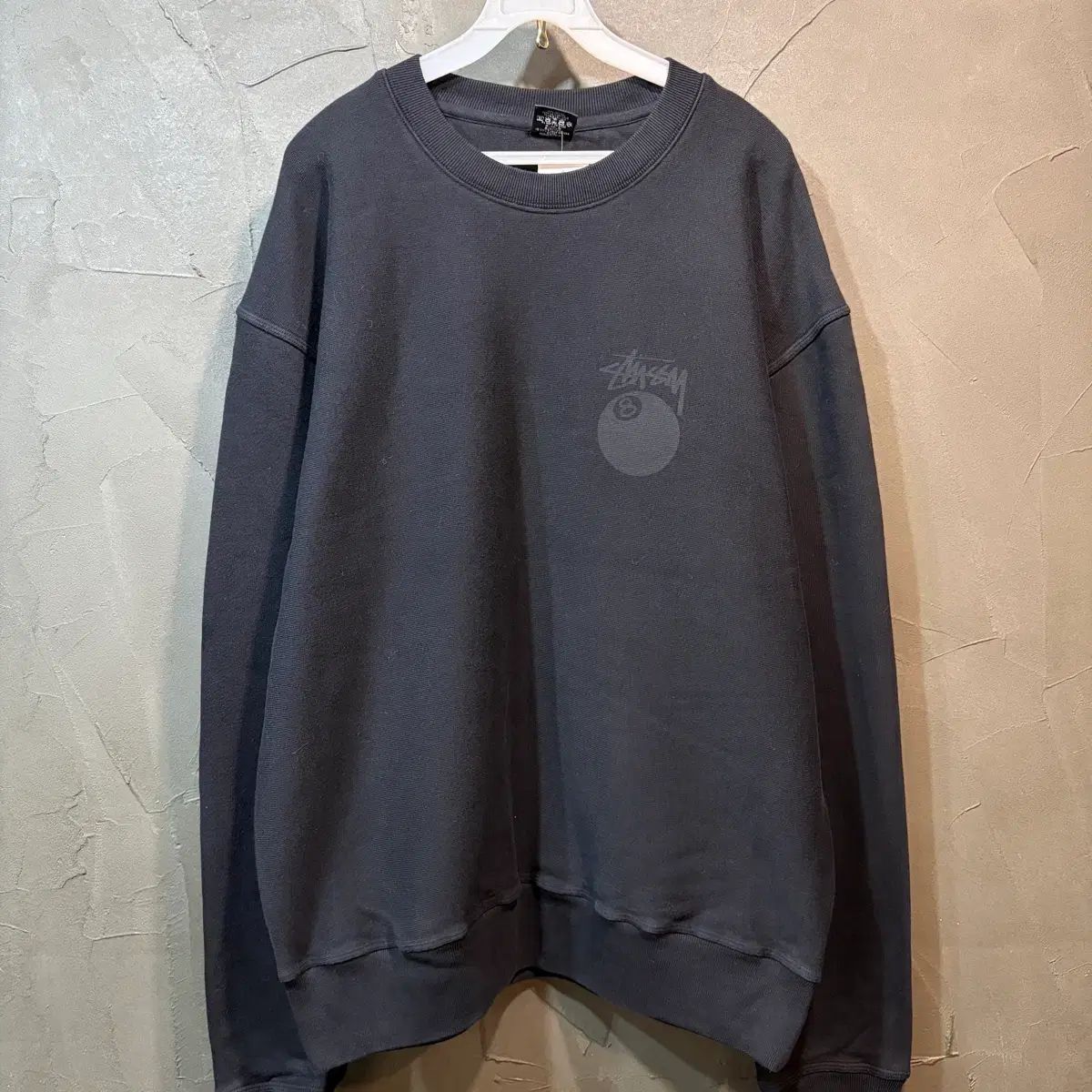 XL STUSSY ステューシー 8ball 起毛 スウェット