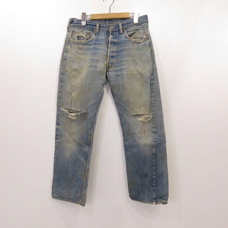 【姫路東店】 中古 Levi's | リーバイス デニムパンツ 501 66後期 6刻印　年式:70s ブルー サイズ：34 【107】 姫路東店】 中古 Levi's | リーバイス デニムパンツ 501 66後期 6刻印