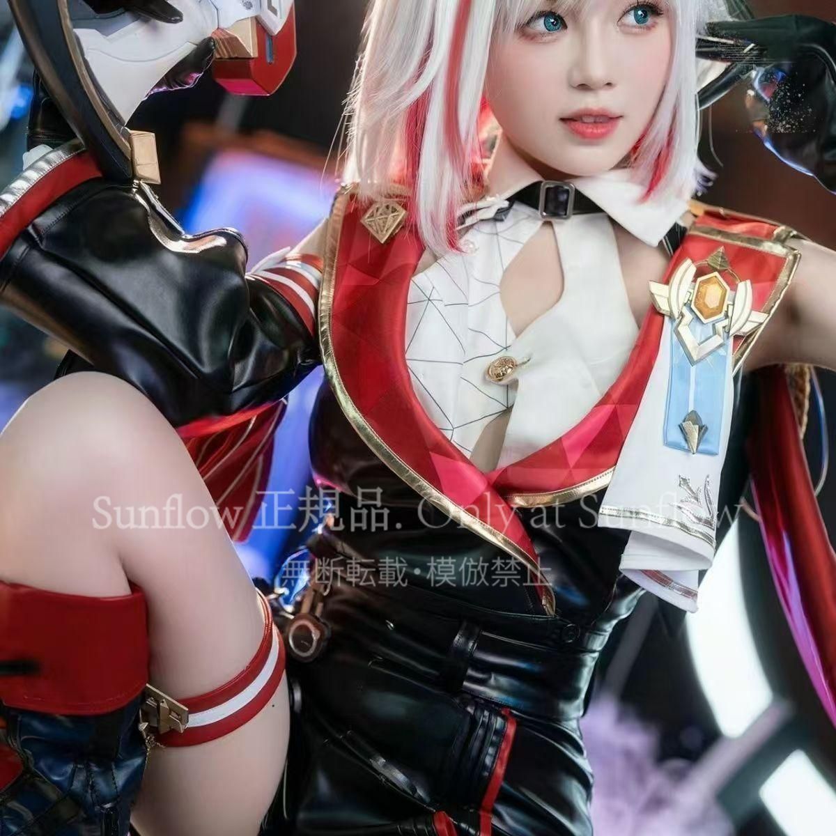 再入荷 人気商品★スターレイル「トパーズ(Topaz)」コスプレ｜PU革ドレス 高級感 セクシー コスチューム 仮装/演出服