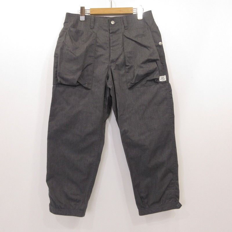 【姫路東店】 中古 SASSAFRAS | ササフラス カーゴパンツ Digs Crew Pants 4/5 グレー サイズ：M 【107】 9,216円