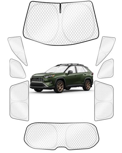「令和8年 6層構造」SUNVIC 新型rav4 60系 サンシェード 断熱 日除け 換気 ラブ4 60系 車用サンシェード ワンタッチタイプ ラブフォー 60系 遮光シェード リアガラス 後席 カーテン 吸盤不要 6層構造 光漏れ防止 UV 06080102