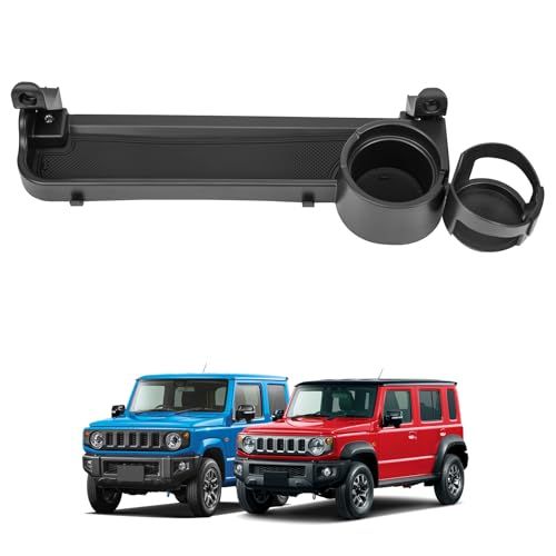 ジムニー ドリンクホルダー 助手席用 JB64W JB74W JC74W ジムニーシエラ ジムニーノマド NOMADE/SIERRA フロントテーブル 収納トレイ 3ドア 5ドアに適合 増設収納ラック カップホルダー 小物入れ スマホ置き 滑 c07dc314 8,240円