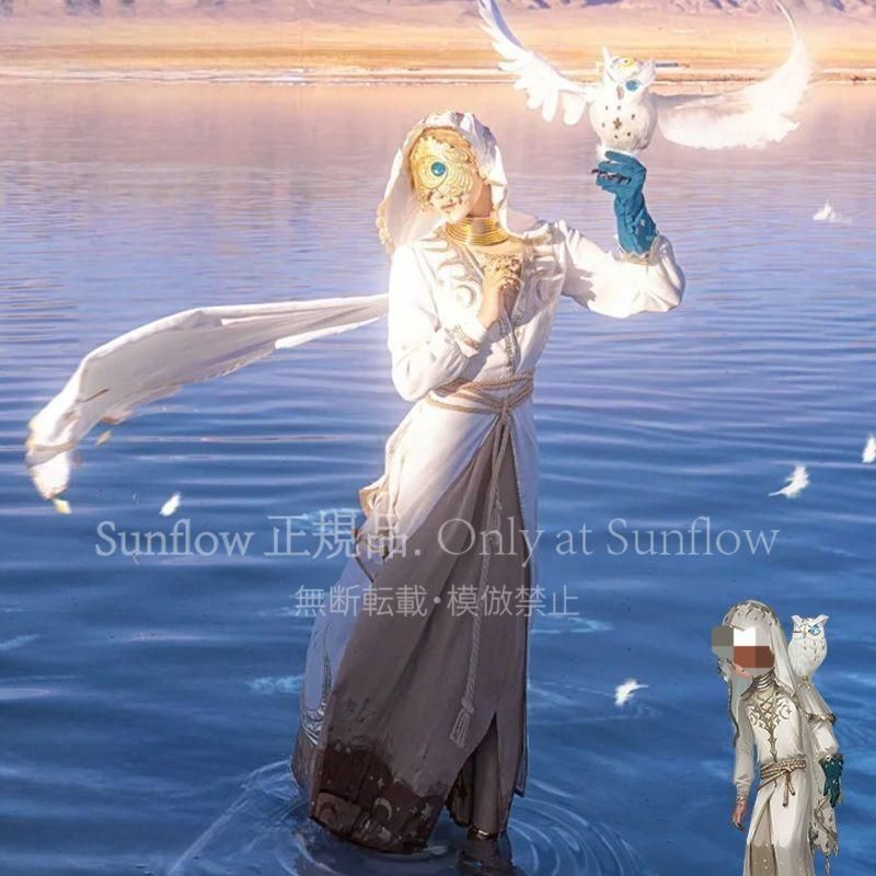 再入荷 人気商品★第五人格 先知 月相 コスプレ衣装 高品質フルセット 月光風 砂漠の賢者風デザイン イベント 撮影用 推し活 仮装 ハロウィン コスチューム