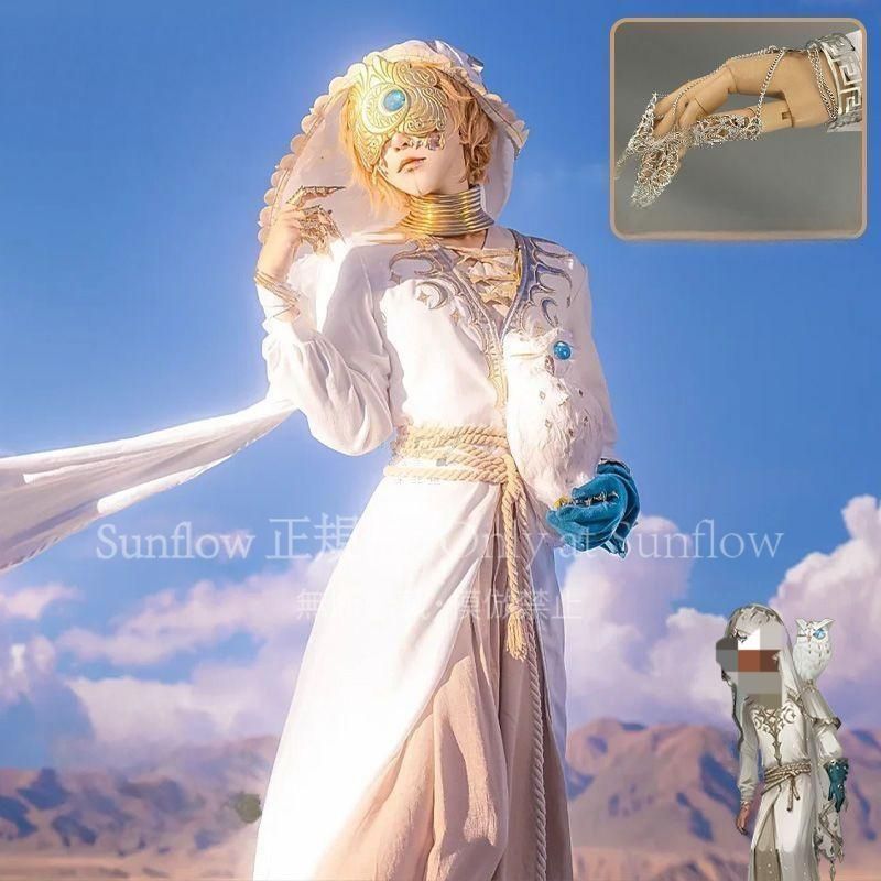 再入荷 人気商品★第五人格 先知 月相 コスプレ衣装 高品質フルセット 月光風 砂漠の賢者風デザイン イベント 撮影用 推し活 仮装 ハロウィン コスチュームその他