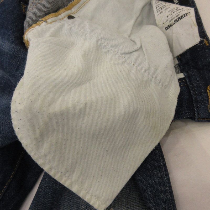 【姫路東店】 中古 DSQUARED2 | ディースクエアード デニムパンツ Skater Jean S74LB0265 ネイビー サイズ：44 【108】