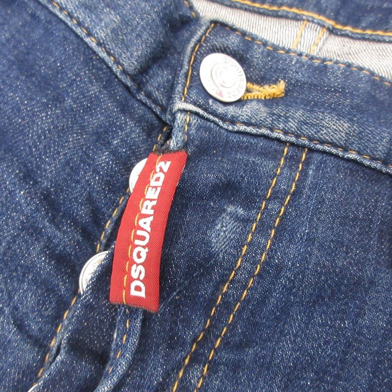 【姫路東店】 中古 DSQUARED2 | ディースクエアード デニムパンツ Skater Jean S74LB0265 ネイビー サイズ：44 【108】