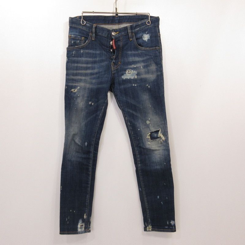 【姫路東店】 中古 DSQUARED2 | ディースクエアード デニムパンツ Skater Jean S74LB0265 ネイビー サイズ：44 【108】その他