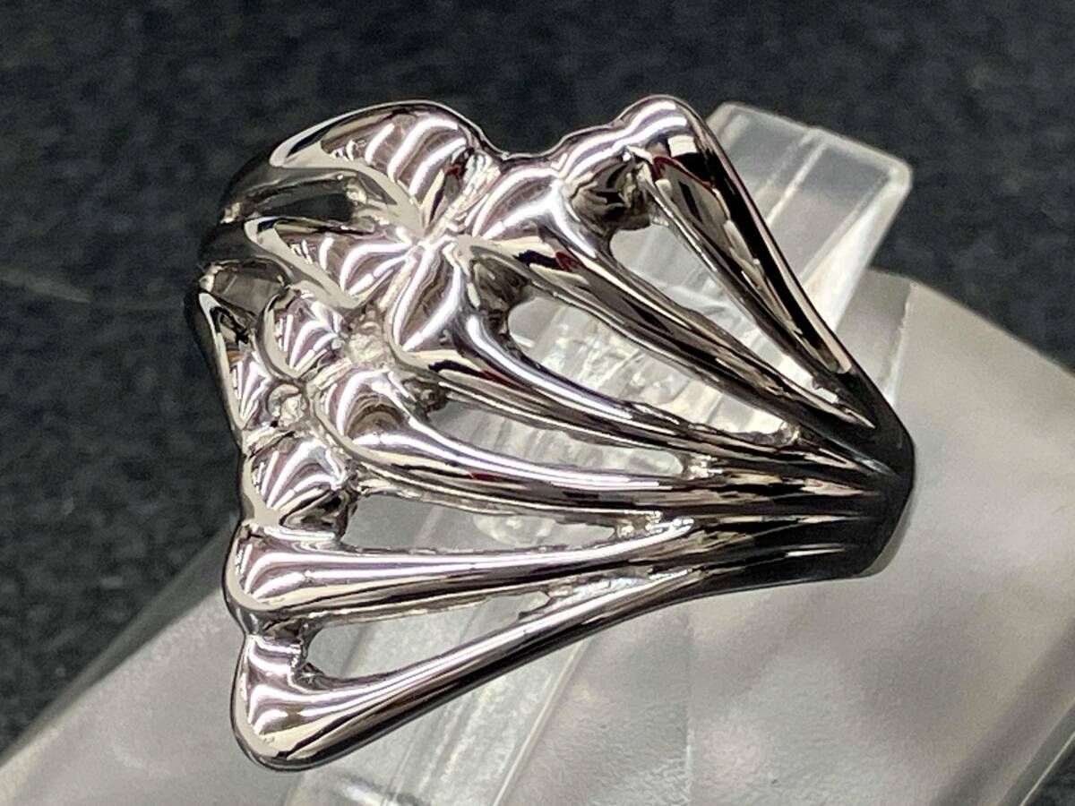Pt900 プラチナ ＃15.5 総重量4.2g 指輪 リング アクセサリー