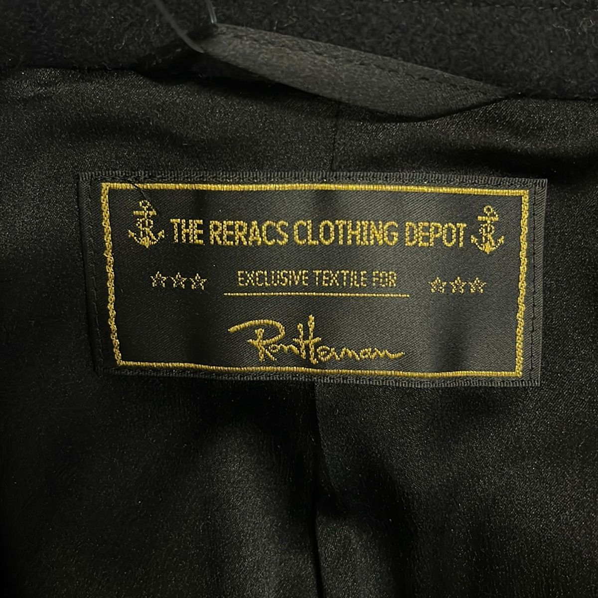 THE RERACS(リラクス) コート サイズ0 XS メンズ美品 - 黒 長袖/RON