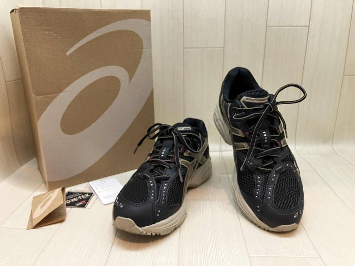 ★ ASICS アシックス スニーカー 1203A760 ゴアテックス 箱あり サイズ26.5cm ブラック系 通年