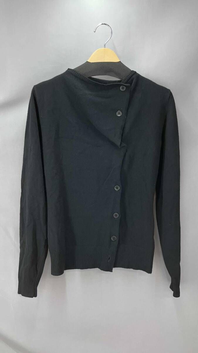 ★ 美品 タグ付き paloma wool パロマ ウール 長袖カーディガンTJC691 Donalti XSサイズ ブラック 通年