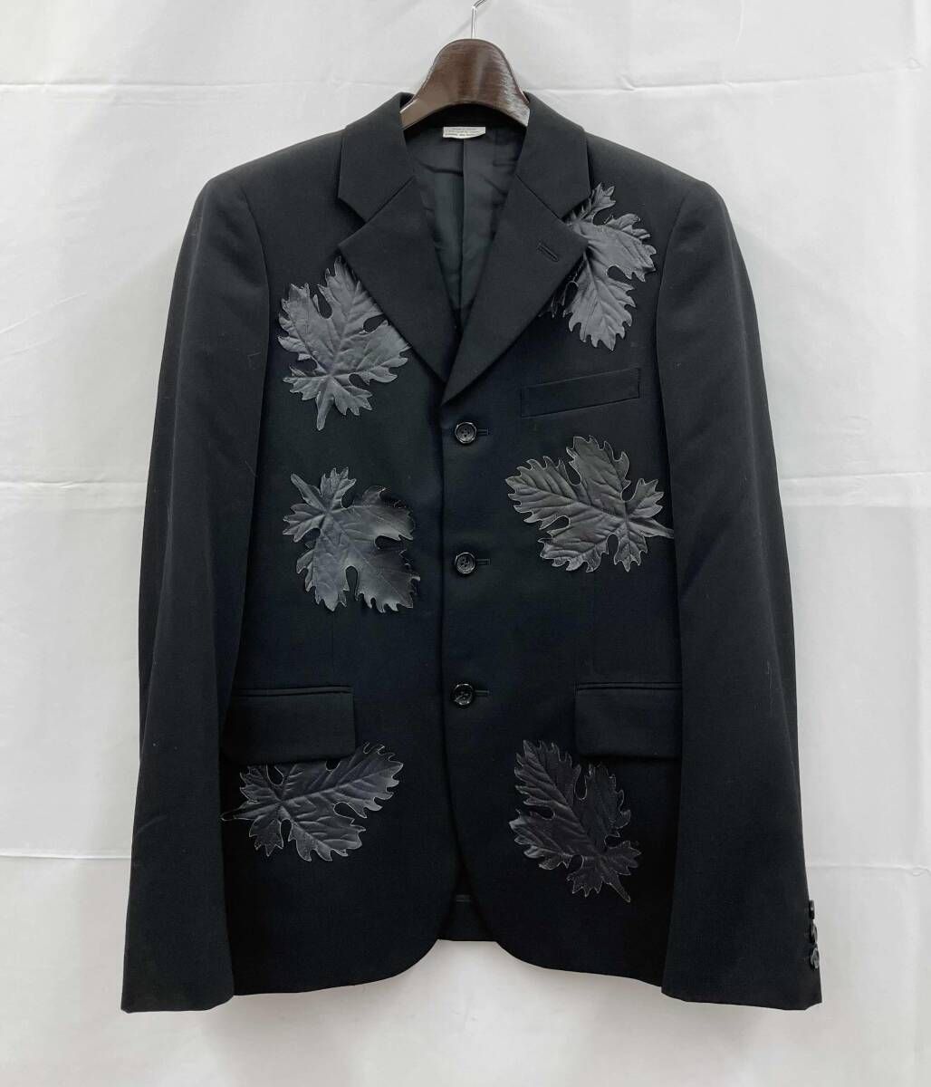 COMME des GARCONS HOMME PLUSコムデギャルソンオムプリュス テーラードジャケットPM-J045 ウール100% 日本製 S ブラック 通年 60,984円