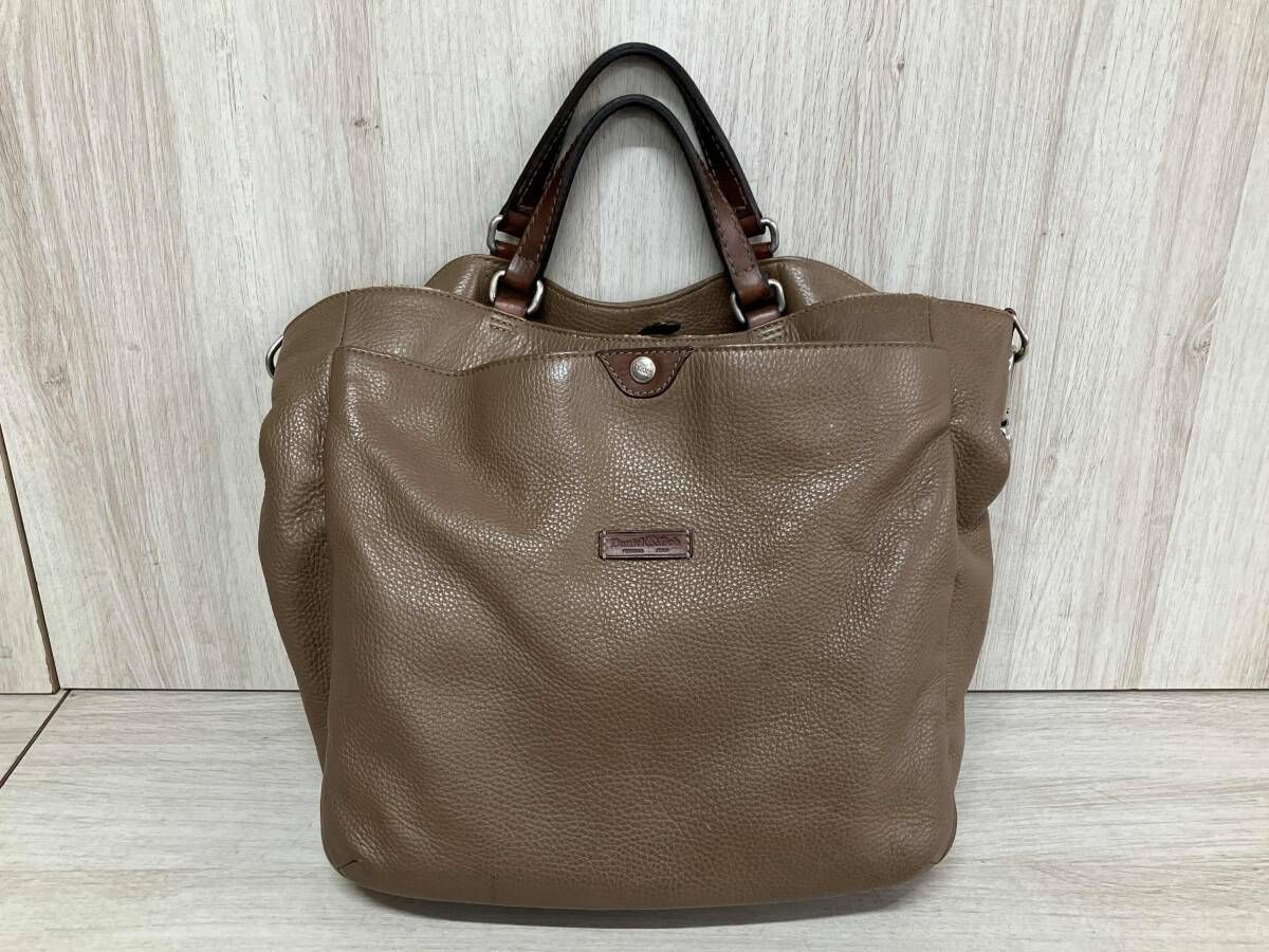 Daniel & Bob ダニエルアンドボブ トートバック ブラウン 各所汚れ有り 11,850円