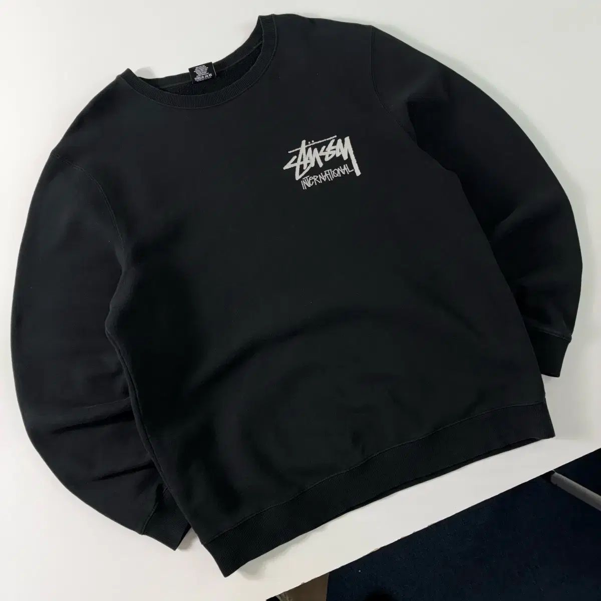 Stussy STUSSY ステューシー ベーシック ストック ロゴ インターナショナル スウェット