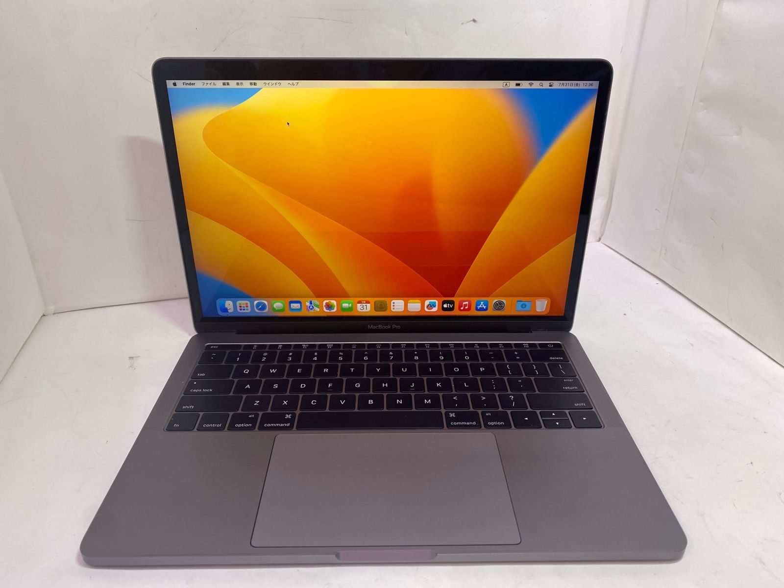 [中古パソコン] MacBook Pro (13-inch, 2017, Two Thunderbolt 3 ports) A1708