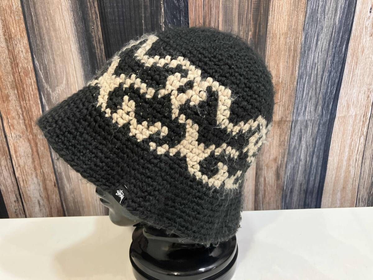 STUSSY ステューシー 22AW SS Knit Bucket Hat ブラック ニット