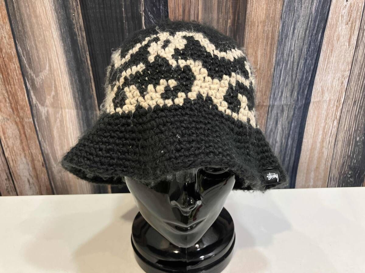 STUSSY ステューシー 22AW SS Knit Bucket Hat ブラック ニット
