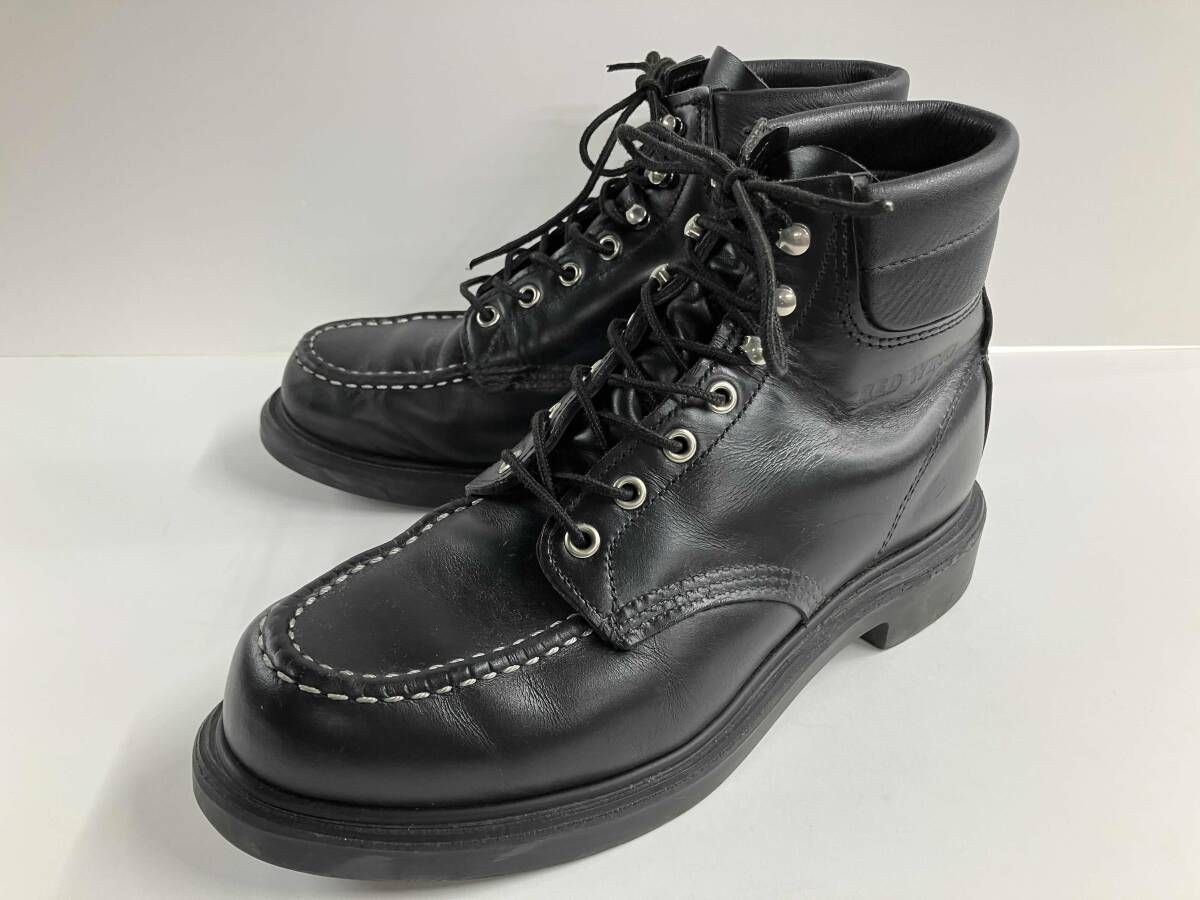 RED WING 8133 super sole レッド ウィング スーパーソール レザー USA製 ブラック 26.5cm ワークブーツ メンズ