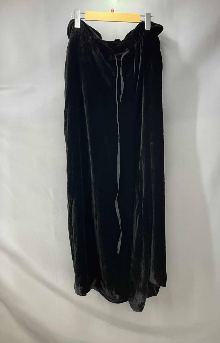 ★ Cecilie Bahnsen セシリー バンセン ワイドパンツ VELVET WIDE PANTS サイズXS ブラック 通年 11,606円