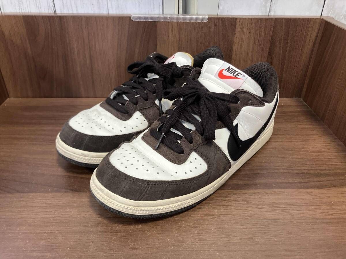 NIKE スニーカー FN7815-200 TERMINATOR LOW ナイキ ターミネーター ロー 汚れ有り 28cm ブラウン 加工模様