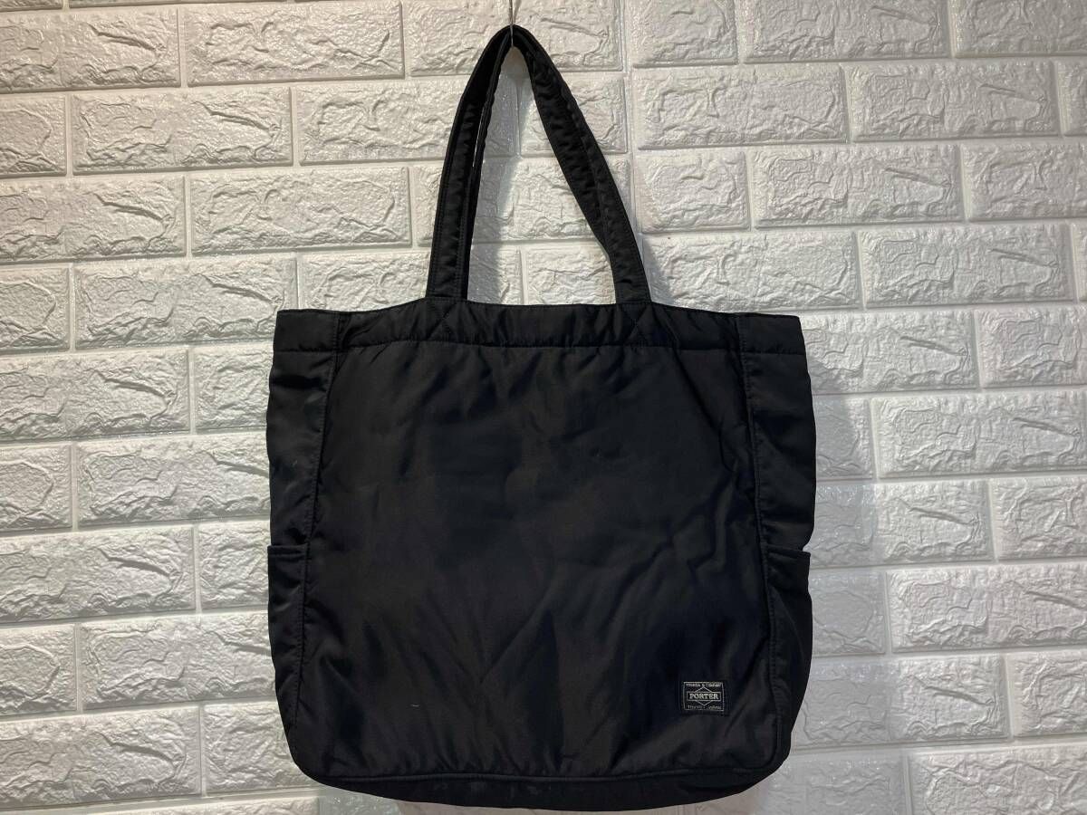 PORTER ポーター CREAM クリーム トートバッグ ブラック