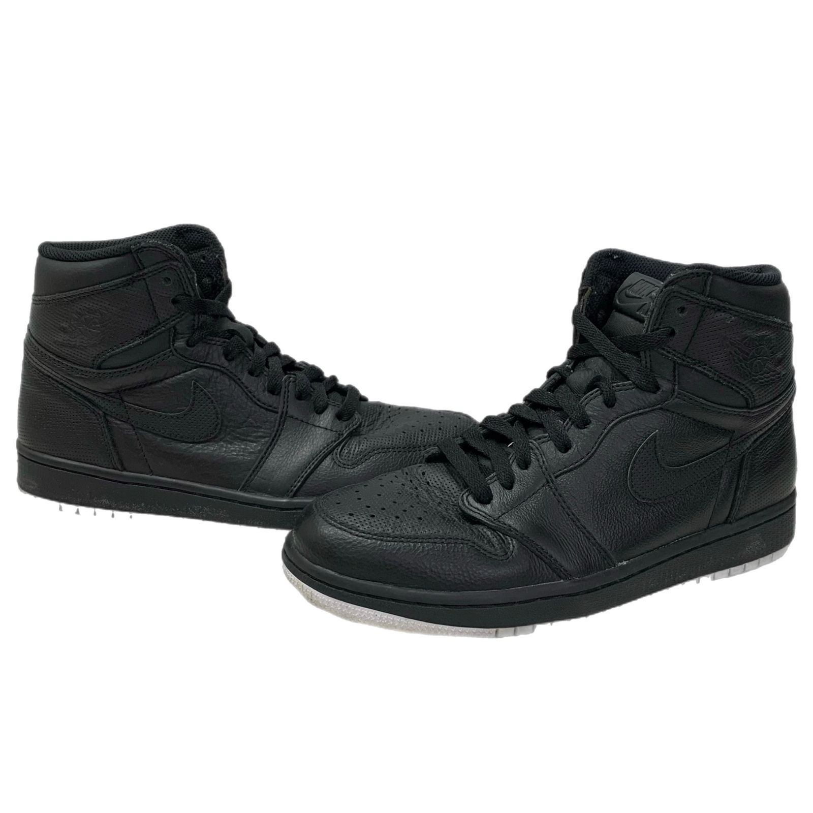 ナイキ NIKE エアジョーダン1 レトロ ハイ Air Jordan 1 Retro High 555088-002 メンズ靴 スニーカー ブラック 26.5cmサイズ 201-shoes1918