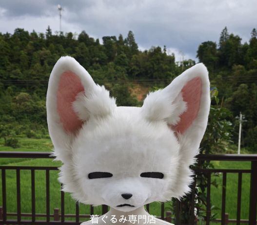 狼　犬　猫　着ぐるみ 　ヘッド ケモノ ファースーツ ぬいぐるみ コスプレ コスチューム Kurumi 一点物 D579
