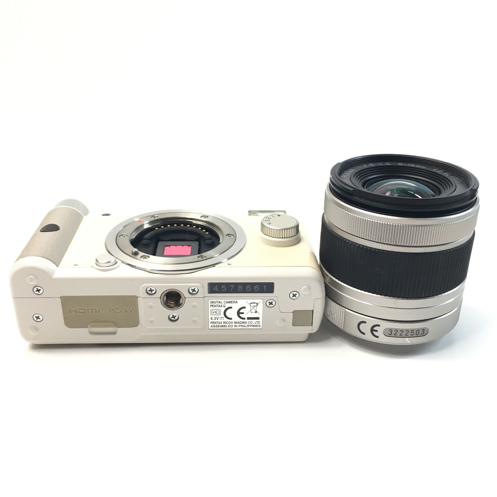 PENTAX ミラーレス一眼 Q 02ズームレンズキット ホワイト - メルカリ