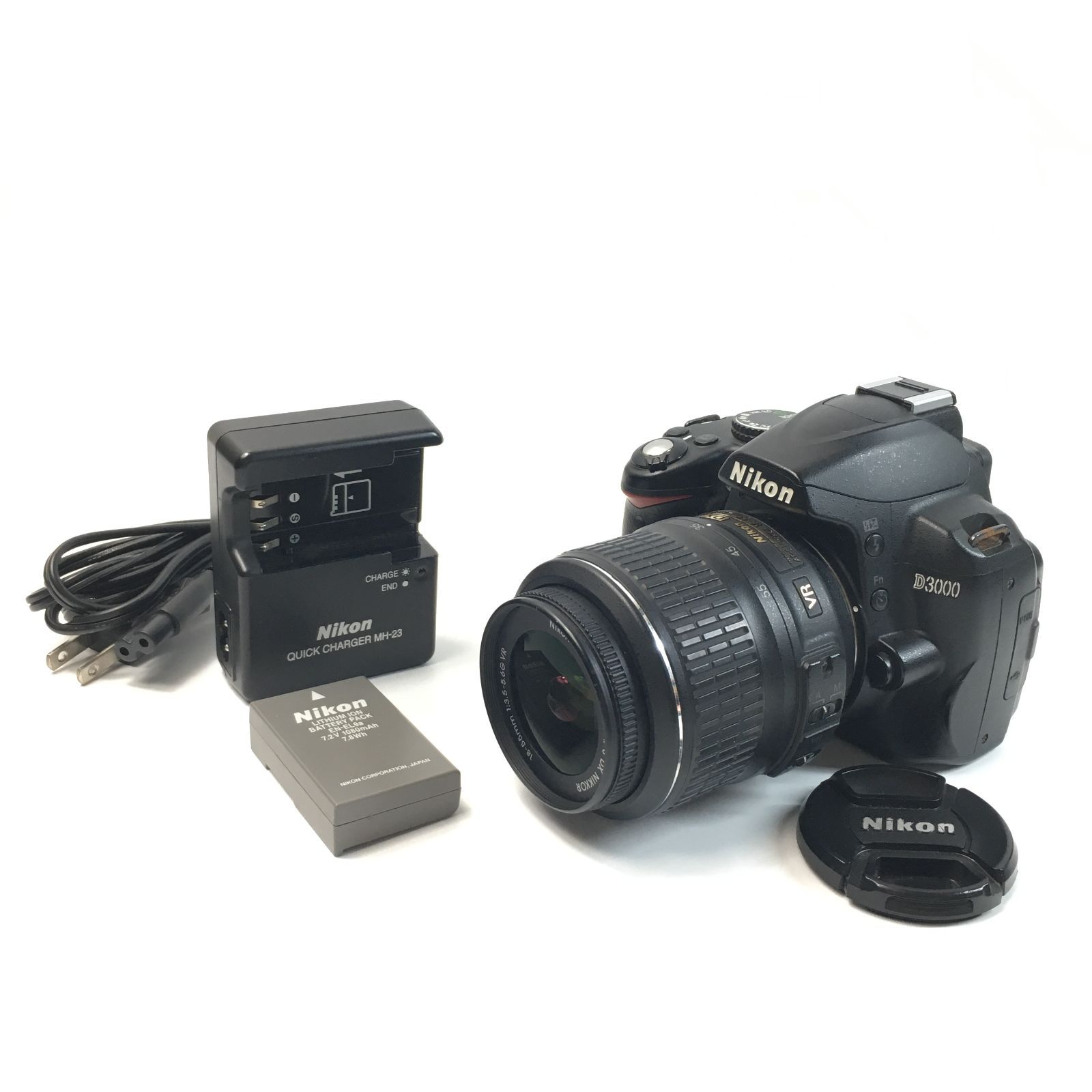 Nikon デジタル一眼レフカメラ D3000 レンズキット D3000LK ブラック
