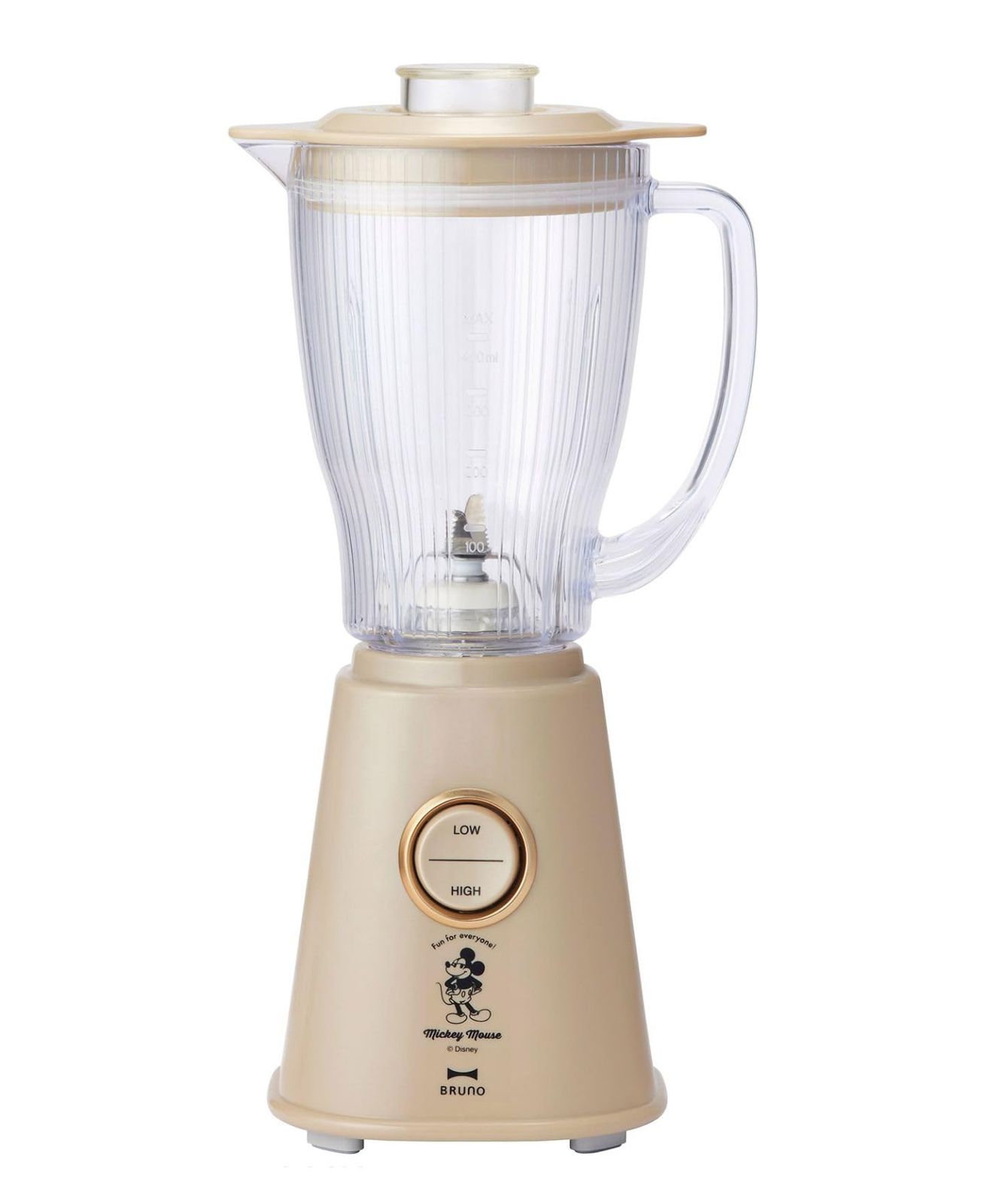 BRUNO ブルーノ DISNEY ディズニー ブレンダー 氷も砕ける ミキサー スムージー コンパクト ブレンダー 400ml おしゃれ ベージュ BOE137-BEe
