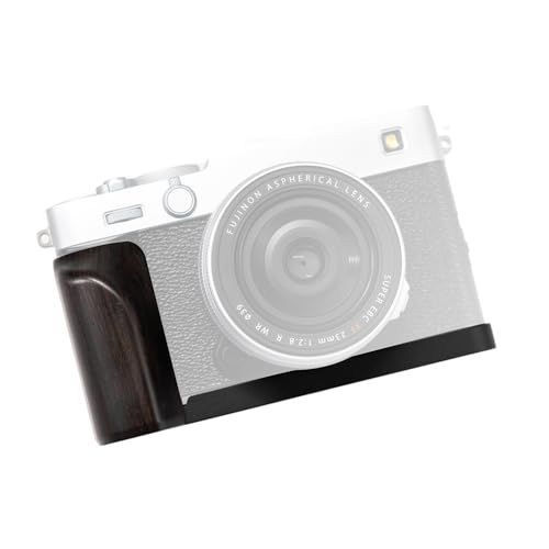 SIUTATDSH カメラグリップ 対応 Fujifilm Fuji 富士 フイルム X-E5 XE5 カメラ専用 L型クイックリリースプレート、実木製ハンドル、三脚設置でき、軽量化 (黒檀黒板)t a61ff99e 9,639円