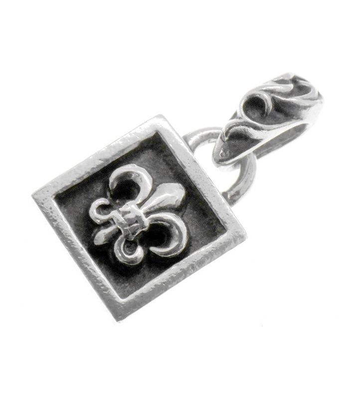 クロムハーツ CHROME HEARTS 【 FRAMED BS FLUER 】 フレームド BS フレア シルバー チャーム ネックレス トップ 52357