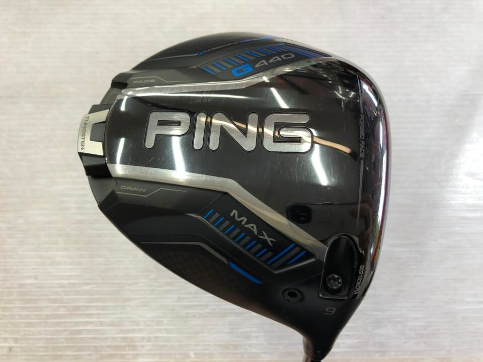 ピン　G440 MAX　9度　TOUR 2.0 BLACK 65　Sフレックス　ドライバー　中古　ゴルフドゥ！NEXT昭島武蔵野店【最短即日発送】