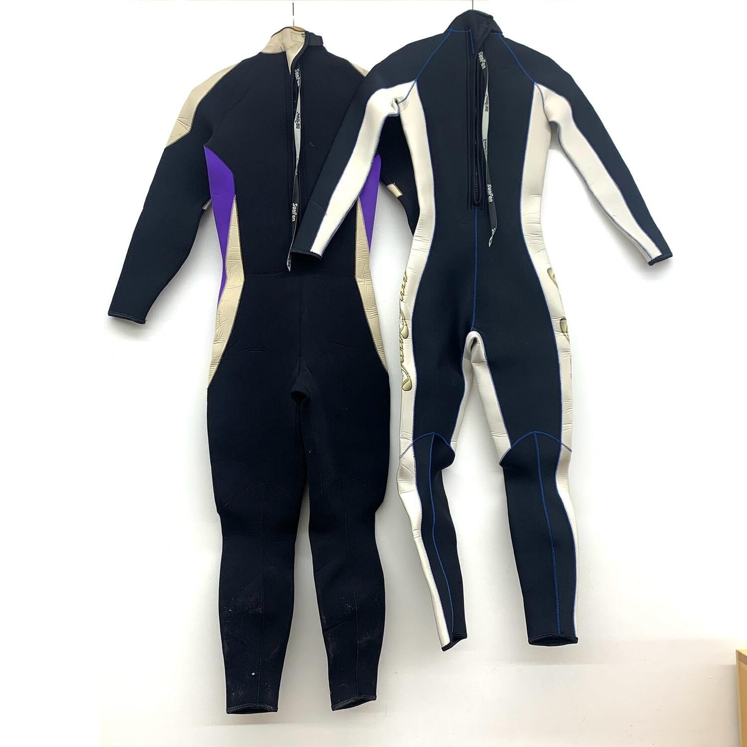 送料込　匿名配送　中古　ウェットスーツ　サーフィン　マリンスポーツ ☆加古川物流】中古 SUNFAN ウェットスーツ ダイビング マリンスポーツ