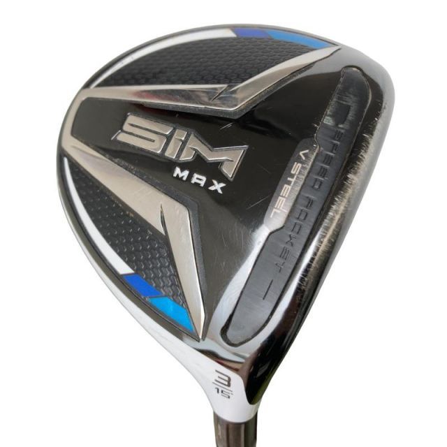 【中古】 テーラーメイド SIM MAX 3W フェアウェイウッド FW リシャフト (フレックスその他) メンズ 男性用 右利き 右用 Cランク ゴルフクラブ