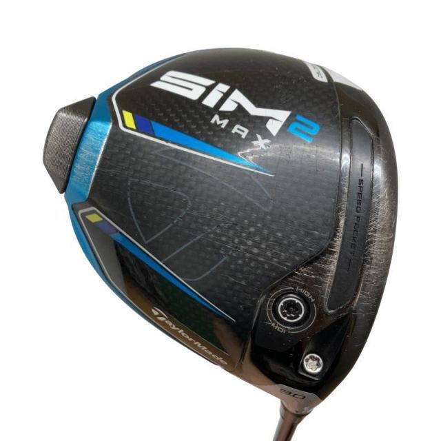 【中古】 テーラーメイド SIM2 MAX 9° ドライバー DR TENSEI BLUE TM50(SIM2 DR) (フレックスS) メンズ 男性用 右利き 右用 Cランク ゴルフクラブ