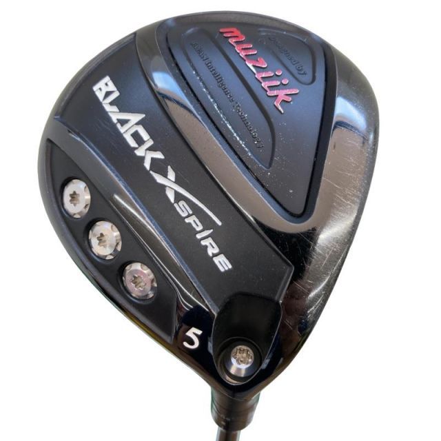 【中古】 muziik muziik BLACK XSPIRE 5W フェアウェイウッド FW 純正特注シャフト (フレックスS) メンズ 男性用 右利き 右用 Cランク ゴルフクラブ