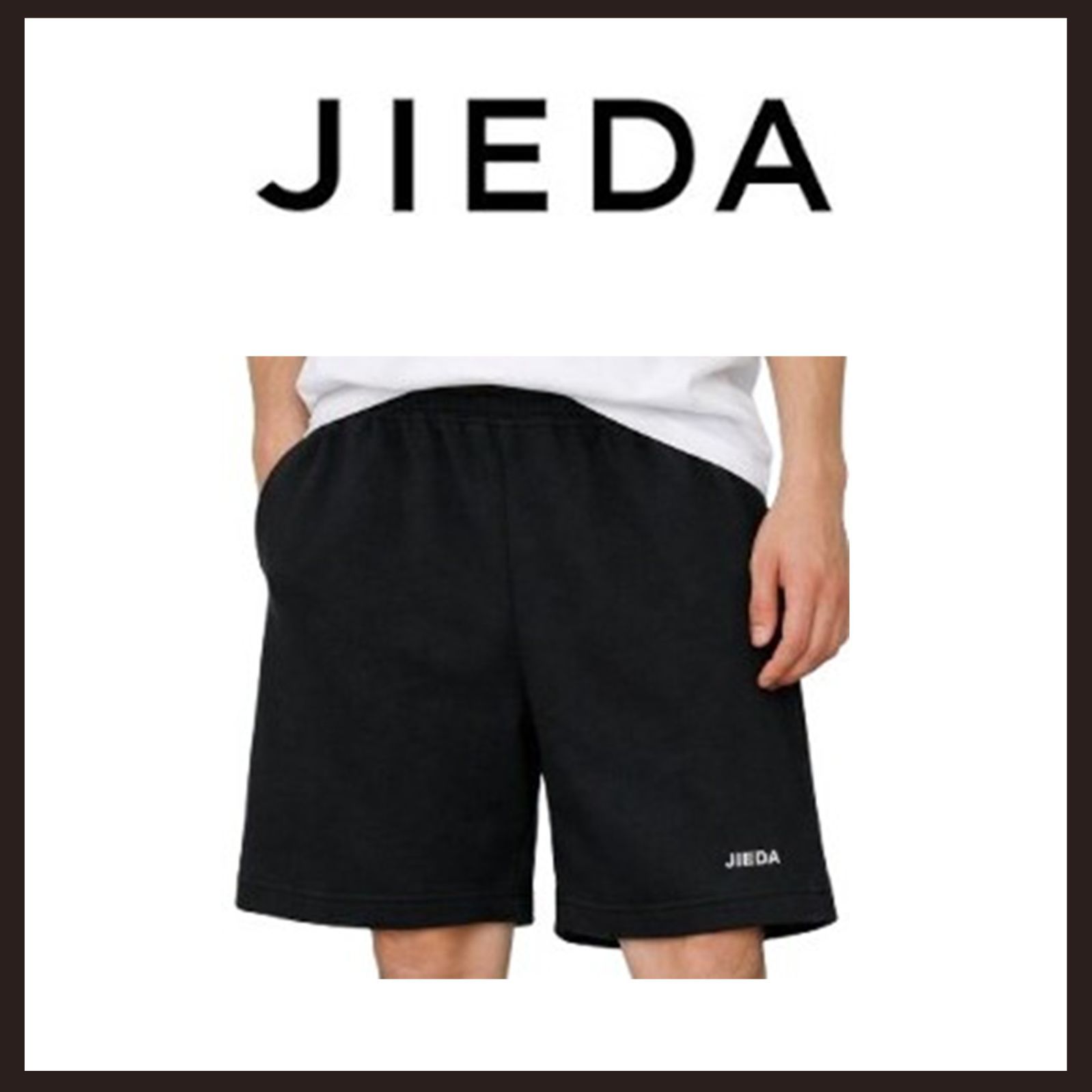 新品未使用　JieDa（ジエダ）　スウェットショーツ　S~M相当　ブラック